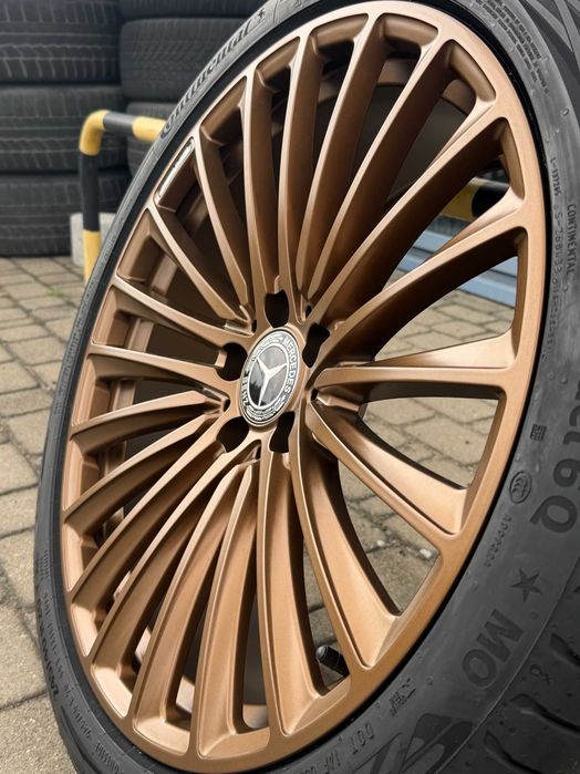 Nowe koła Mercedes 19 cali klasa E 214 S 222 złote brązowe
