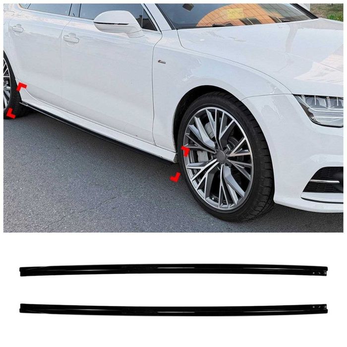 Накладки на пороги для Audi A7 / S7 C7 S-line 2011–2017