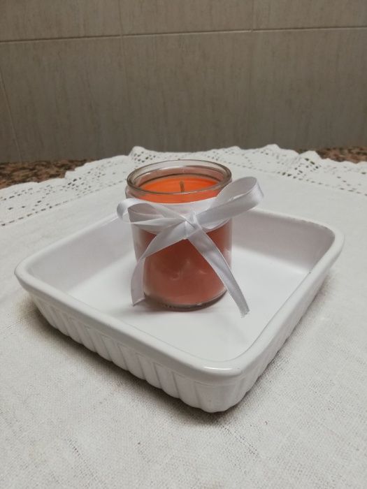Vela de Decoração com Base - Novo