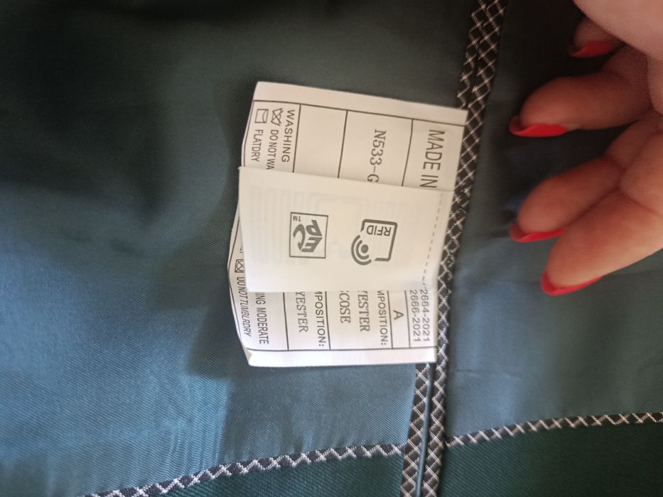 Marynarka męska elegancka zielona 2XL NOWA