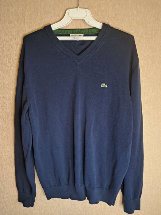 Чоловічий темно-синій светр Lacoste