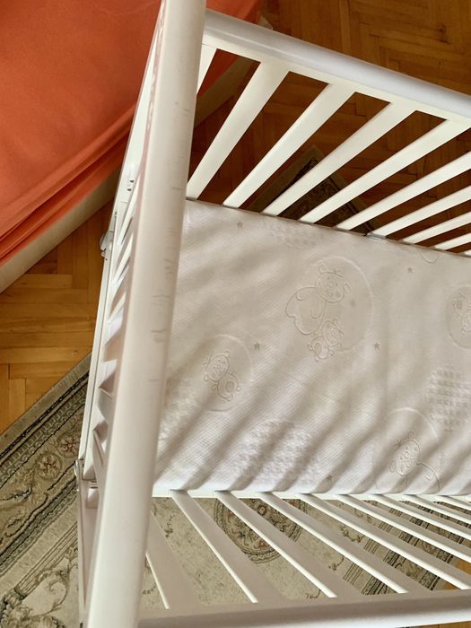 Ліжечко Верес ЛД12 Veres з ортопедичним матрацом Dormisan