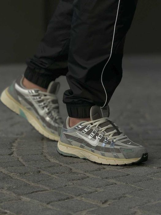Кроссовки Мужские Nike P6000 Grey Beige Green/Кросівки Чоловічі Найк