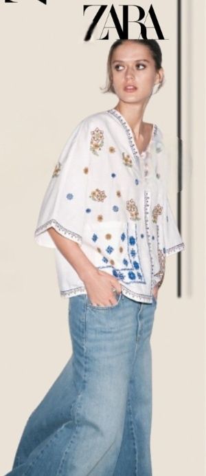 ZARA блуза вишиванка