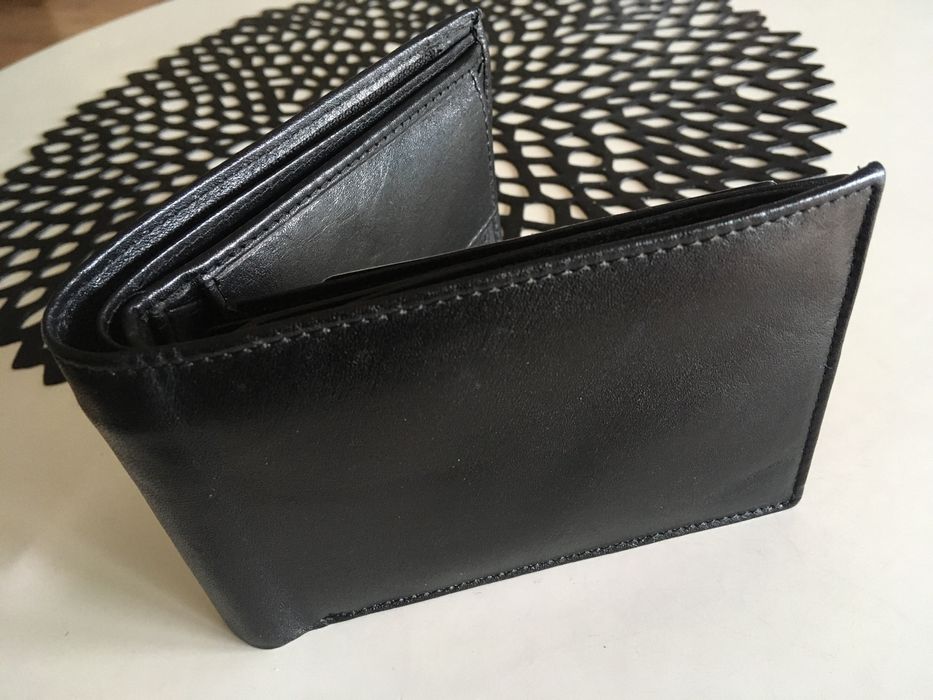 Portfel męski, skóra naturalna