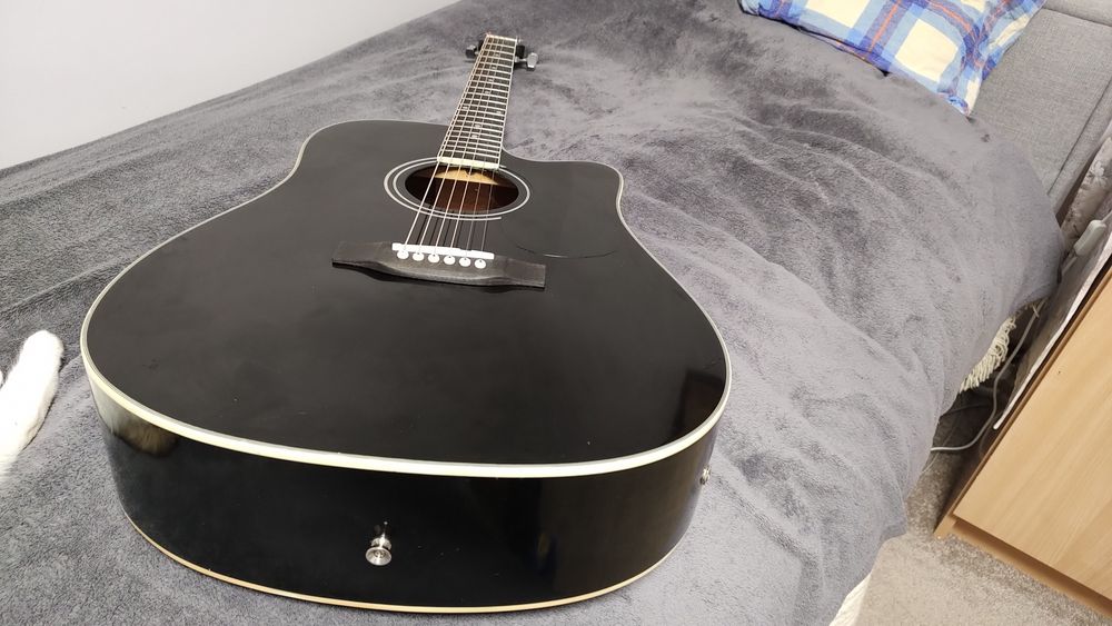 Harley Benton D-120CE BK gitara elektroakustyczna Świetne brzmienie !!