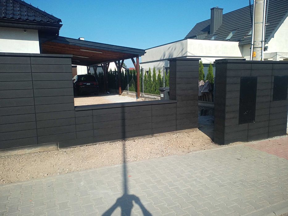 BUDOWA NOWOCZESNYCH OGRODZEŃ Murowane Panelowe Joniec Prefabrykat Elki