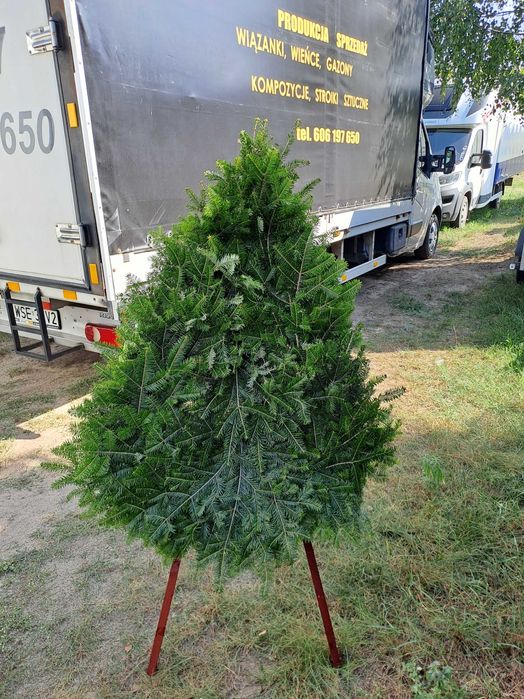 podkłady pod wieńce  z żywej jodły