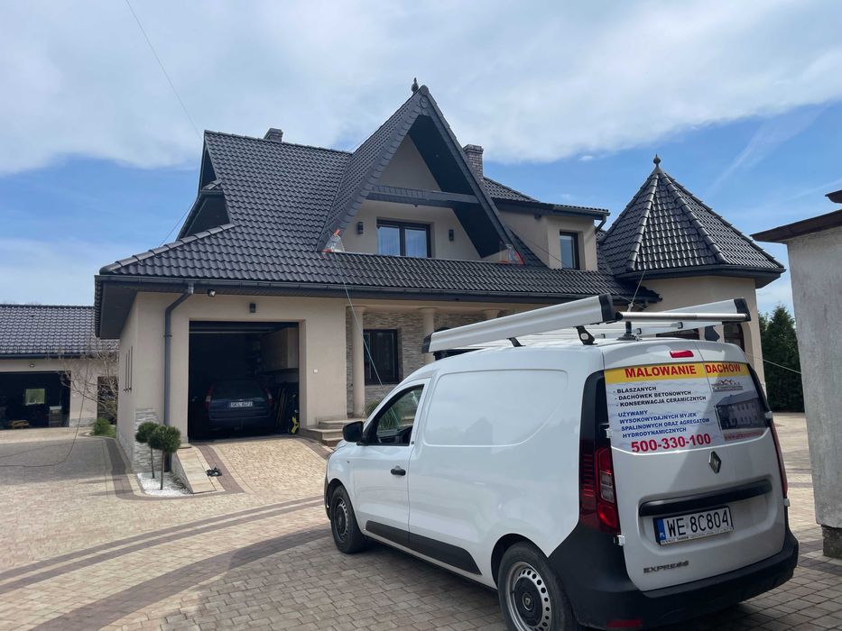 Malowanie Dachów, Mycie Dachu, Dachówek Betonowych , Cementowych Usługi renowacyjne dachów , Odświeżania