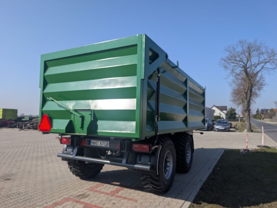 Przyczepa tandem kiper wywrotka skorupa BDB