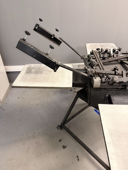 Carrossel serigrafia manual, 4 berços