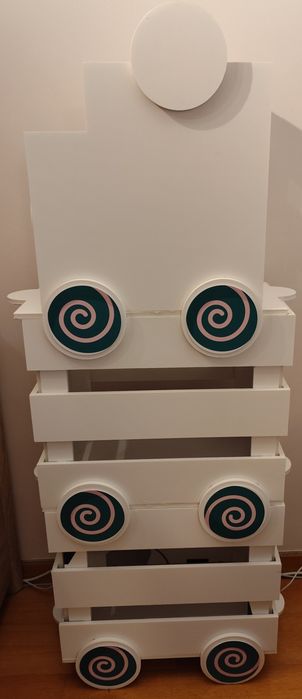 Comboio decorativo em PVC