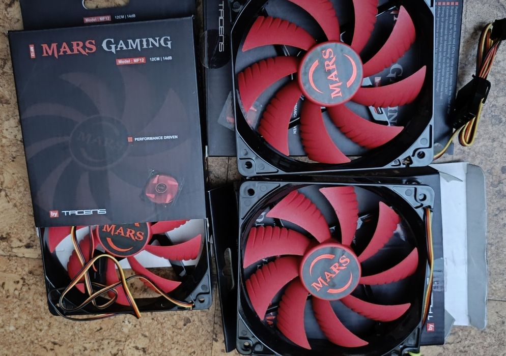 Ventoinhas Mars Gaming 120mm