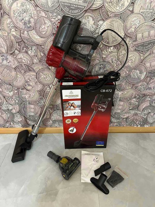 Пылесос ручной Crownberg СВ 672 на 2500 Вт с контейнером