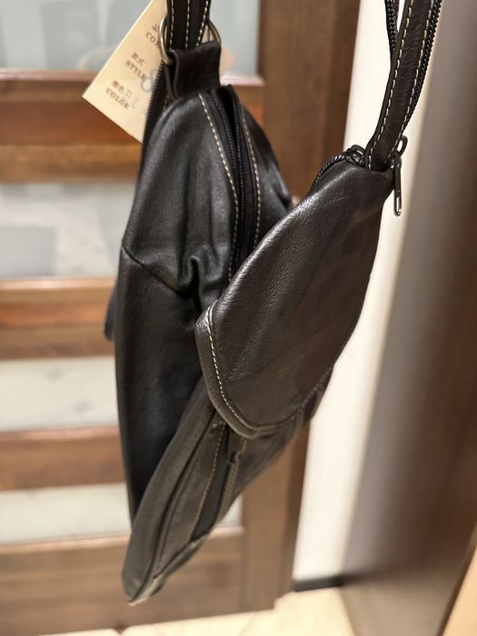 Mały plecak skorzany nowy