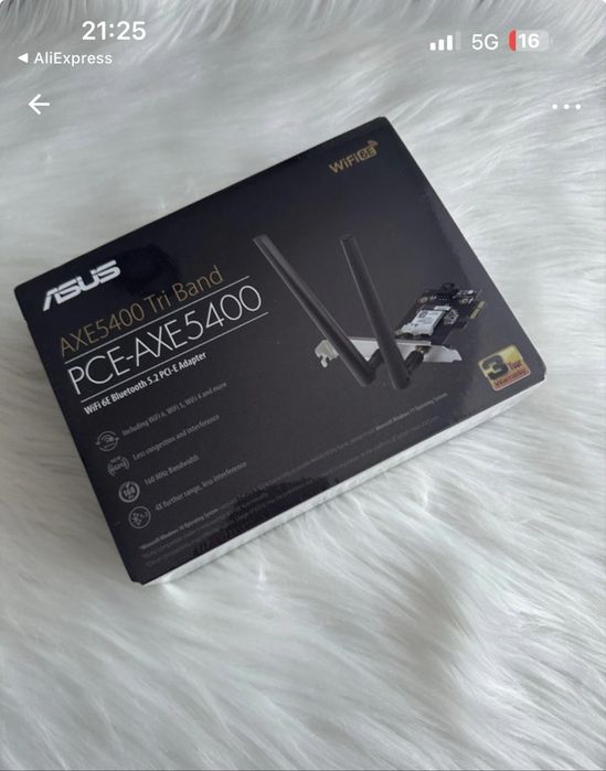 Karta sieciowa ASUS PCE-AXE5400