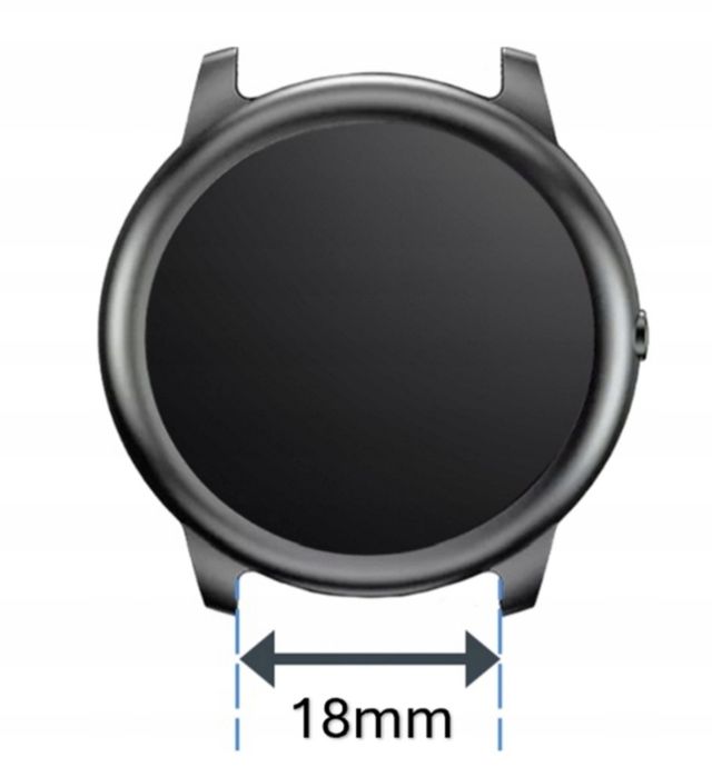 Pasek do zegarka  Nowy granatowy  18mm