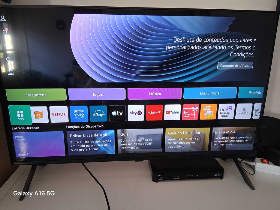TV LG QNED AI QNED80 4K Smart TV de 43