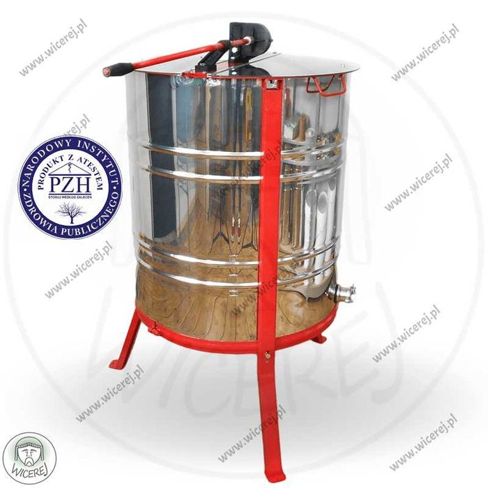 Miodarka ręczna 4 kasetowa Nierdzewna Uniwersalna Miodziarka