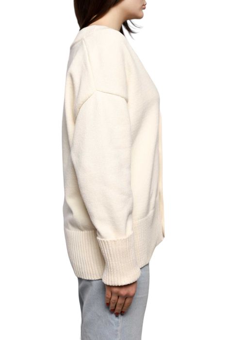 Кардиган AMI Paris Ami de Coeur Cardigan Beige
