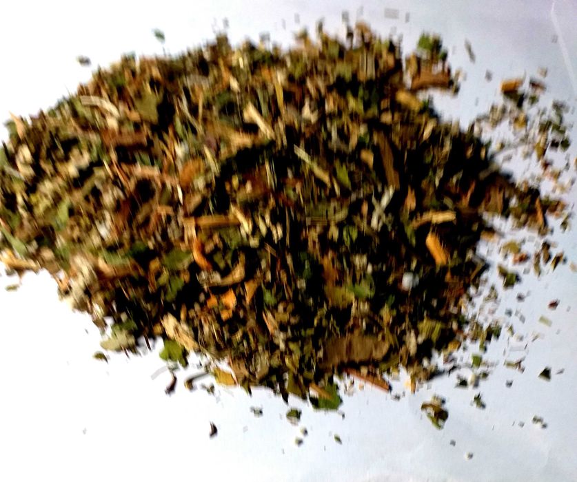 Pokarm dla krewetek - MIX - suszone liście, kłącza, zioła.