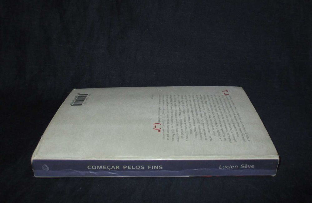 Livro Começar pelos Fins Lucien Sève