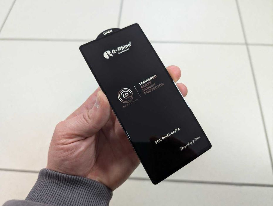 Google Pixel 6A / 7A Защитное стекло G-Rhino Full Glue Захисне скло