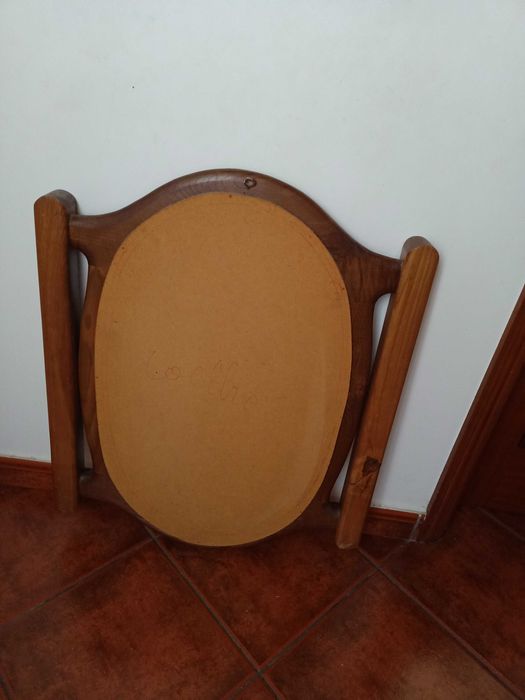 Espelho com madeira