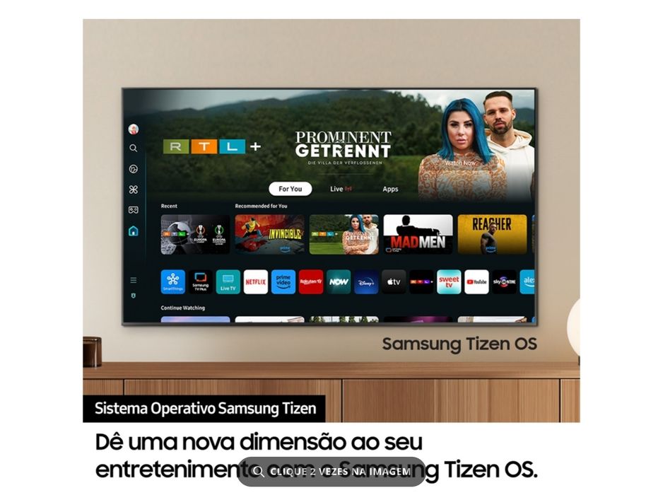 TV SAMSUNG TQ50Q68DAUXXC (QLED - 50'' - 127 cm - 4K Ultra HD - Smart TV)