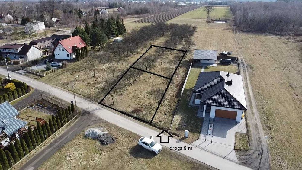 Działka budowlana 500 m2 MPZP 2 km od Mińska Mazowieckiego