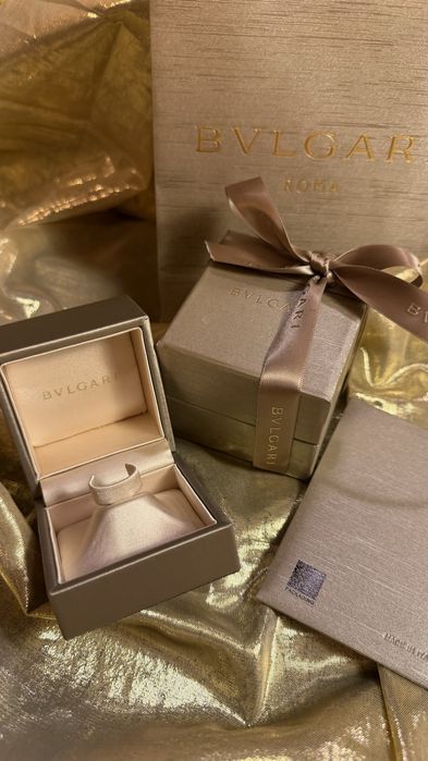 Коробка для кольца Bvlgary в люкс качестве