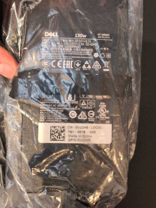 Stacja dokująca Dell Dock WD19 K20A 130W USB-C NOWY ZASILACZ DELL