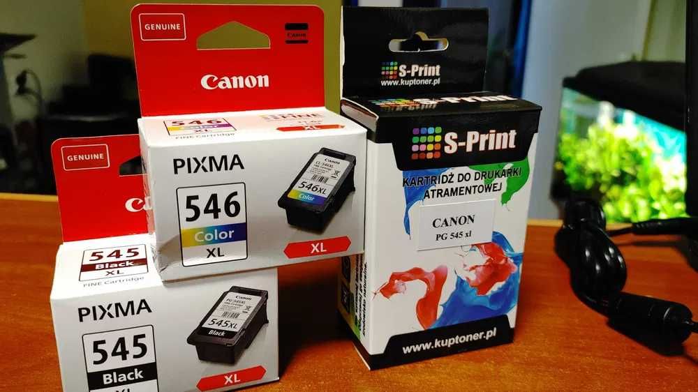 TUSZ Canon PG545XL CL546XL komplet za 80 pln