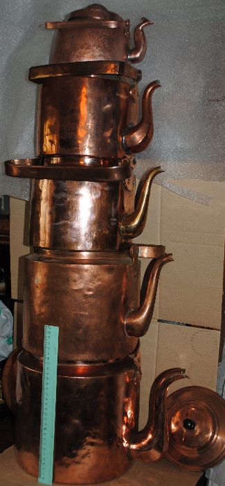 Медный чайник антикварный. Мідний чайник користуватись кований, царизм