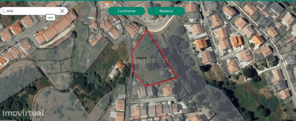 Terreno urbano com 1185 m2 com Vista Panorâmica em Seia, Guarda