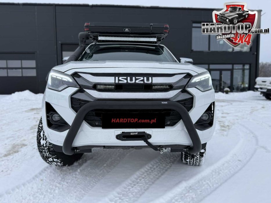 Orurowanie przednie bez poprzeczki CZARNE Isuzu D-Max 2024+