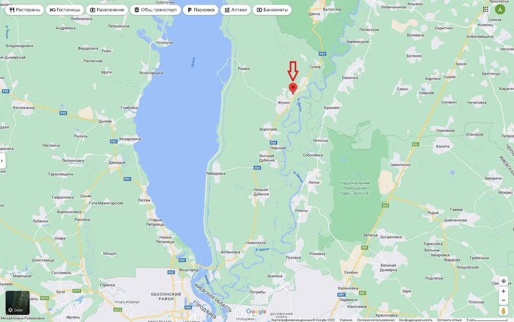 Продаж земельної ділянки 21 сот. Київська обл., с.Жукин      8500$