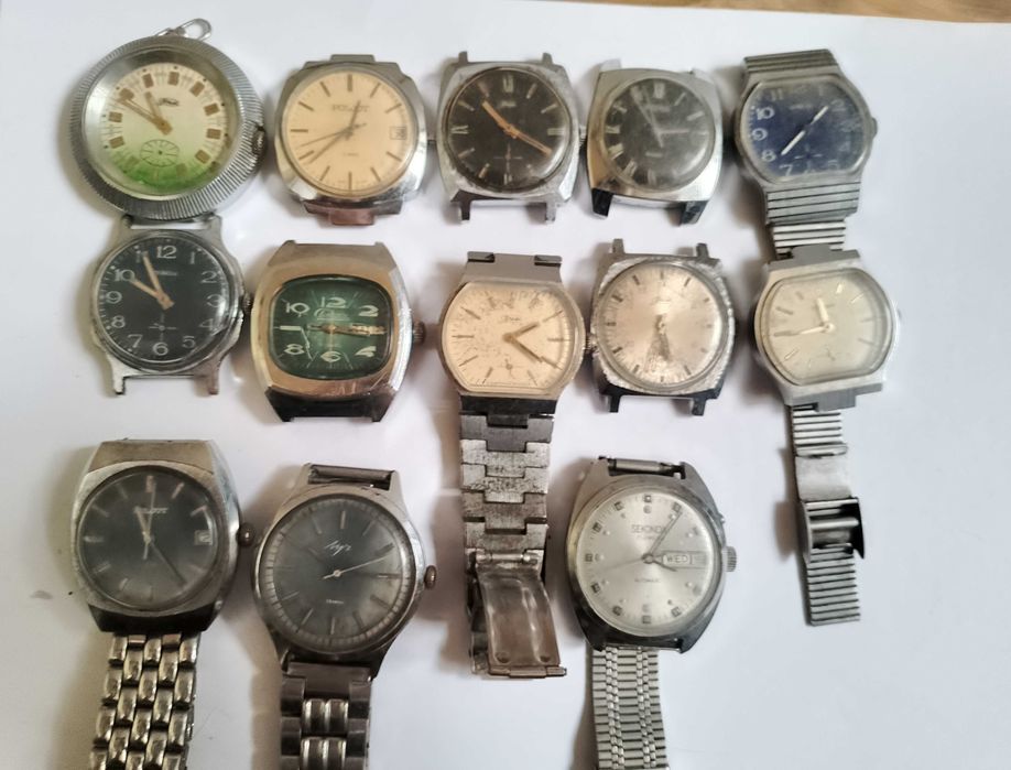 Советские коллекционные часы Полет Луч Победа Зим