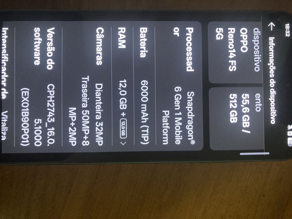 Oppo reno 14 fs