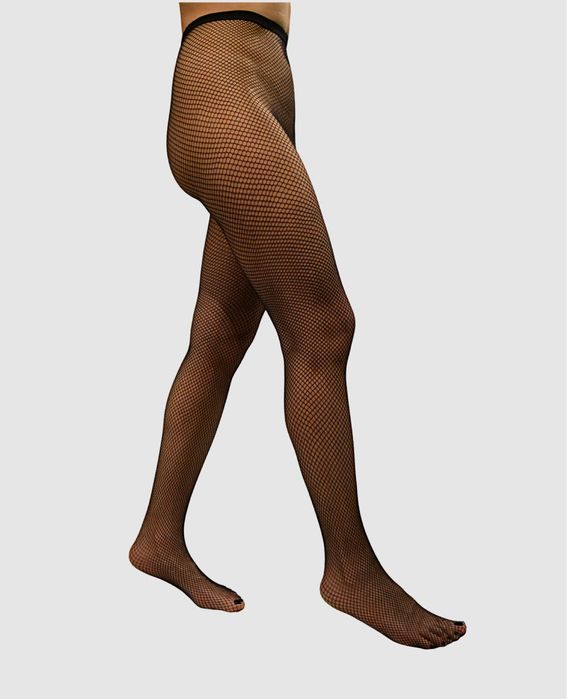 2 sztuki czarnych rajstop kabaretek, rozmiar 4-XL