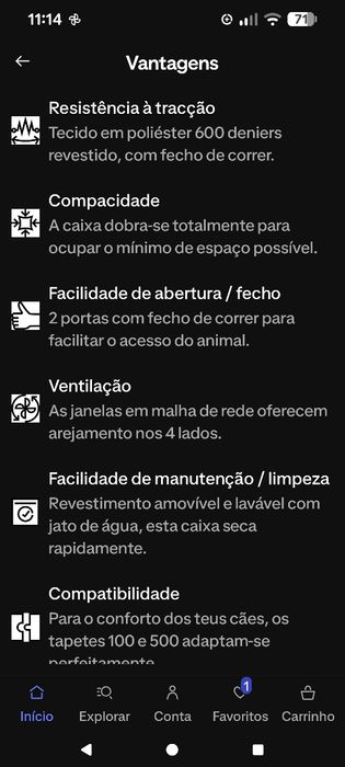 Transportadora dobrável de animais