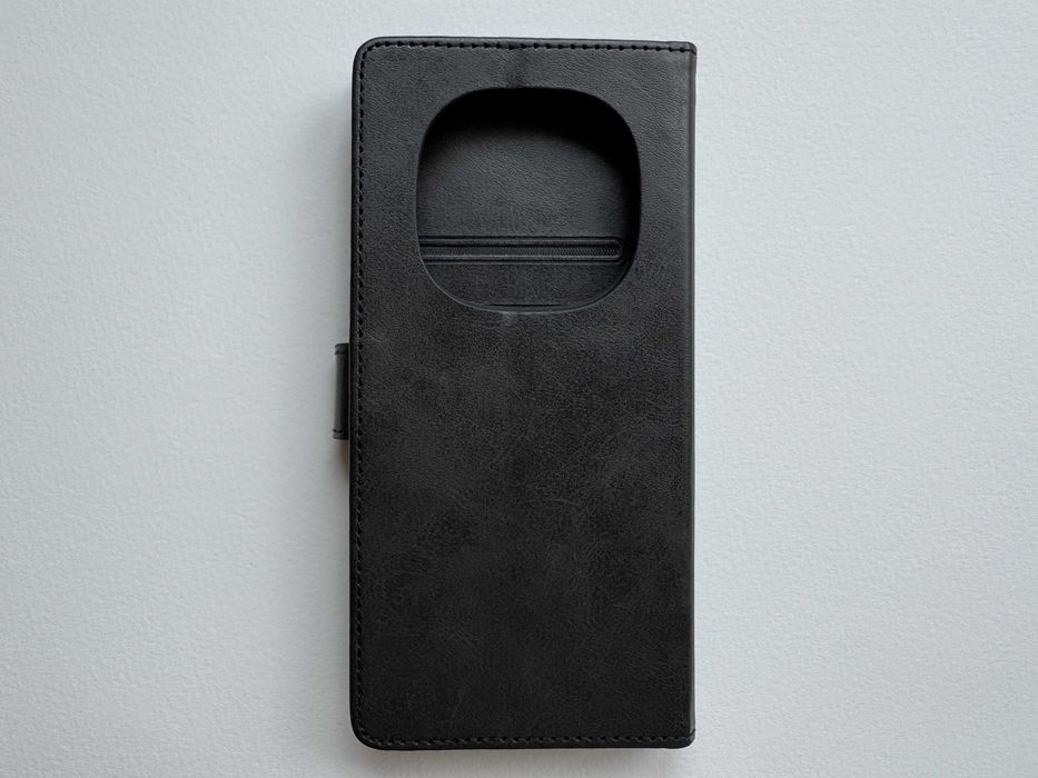 Xiaomi Redmi Note 15 Pro Plus 5G / Poco M8 Pro чохол-книжка "WAVE FOLD BLACK" чорний з матової штучної шкіри зі слотами для карт чехол