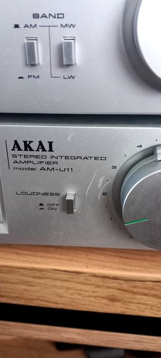 Zestaw akai wzmacniacz deck tuner