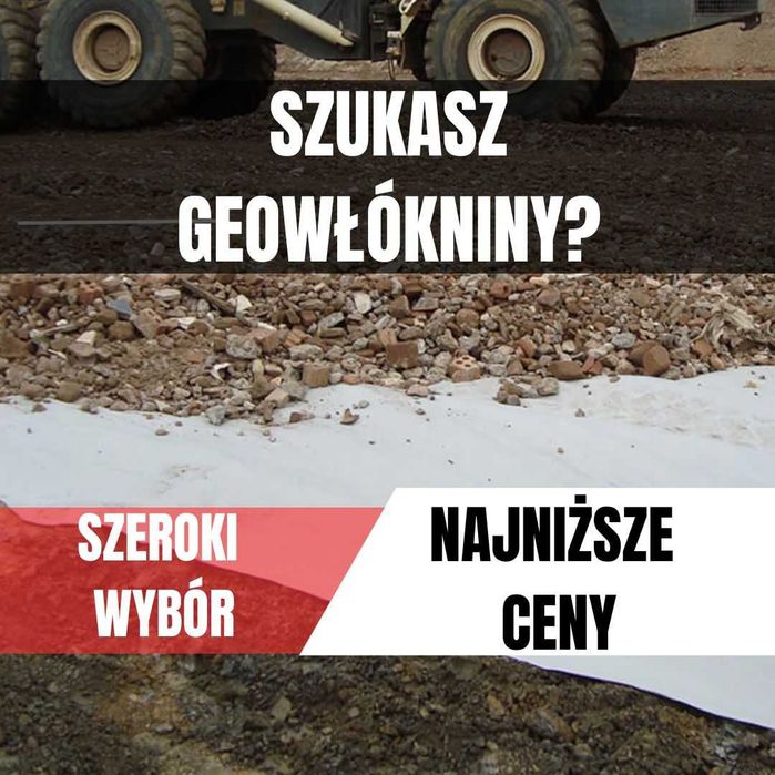Geowłóknina na budowę, drogowa do robót ziemnych