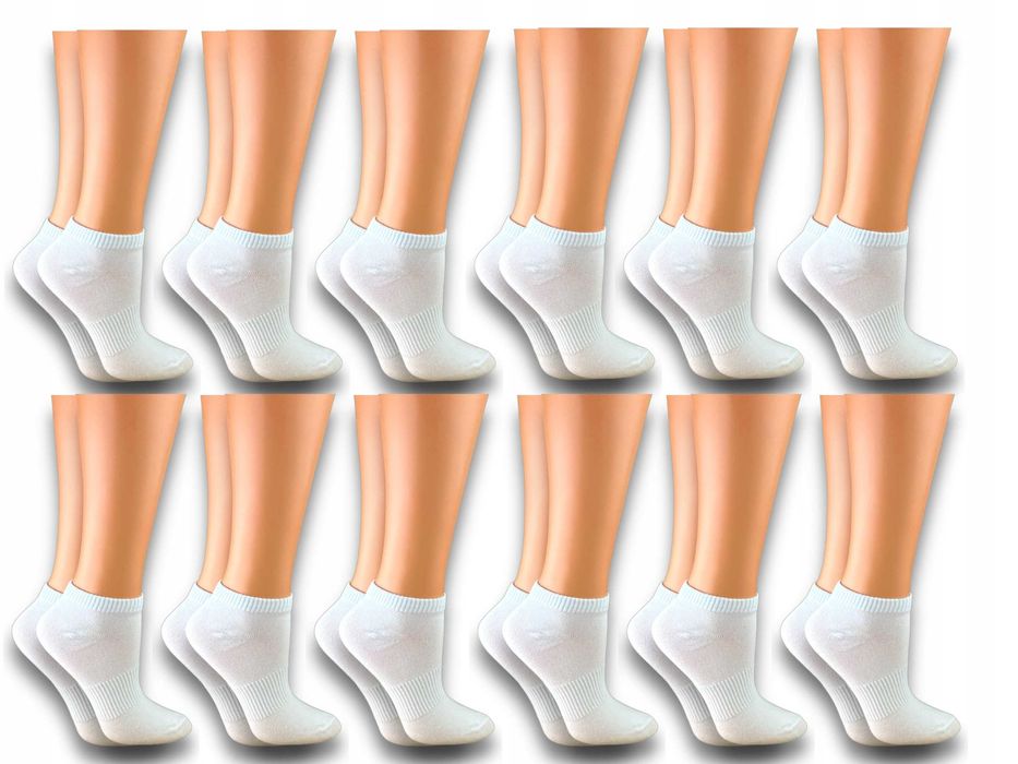 Skarpetki bawełniane damskie STOPKI 12PAR PROMOCJA