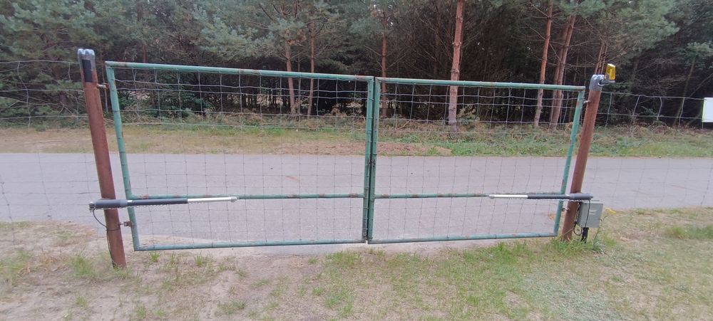 Brama tymczasowa z napędem