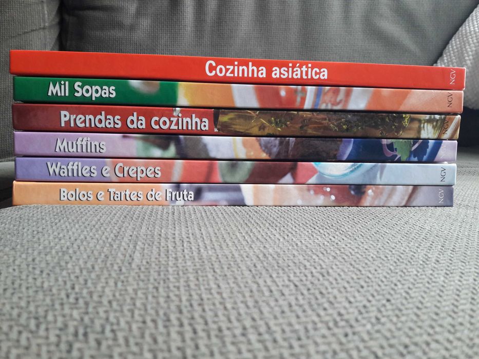 Livros cozinha como novos