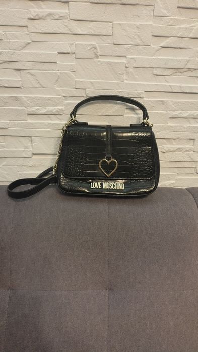 Torebka kopertówka Love Moschino Borsa Croco