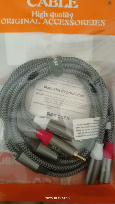 Kabel 2x RCA/2x RCA 1,2 m
