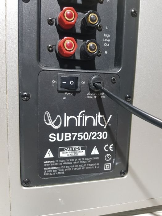 150ВтАктивний сабвуфер/активный сабвуфер Infinity TSS Sub 750 б/у: 3 ...